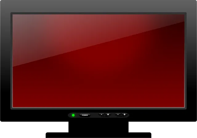 Telewizor z płaskim ekranem
